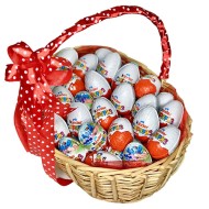 Сладкая корзина "Киндер-сюрприз"